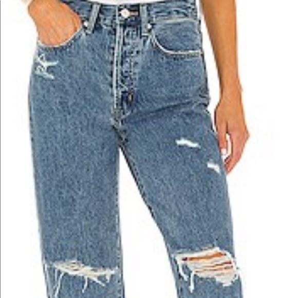 Pistola Cassie Super High Rise Straight Jeans 28 Elixir Revolve denim - Picture 3 of 6